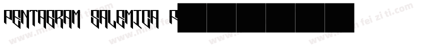 pentagram salemica f字体转换